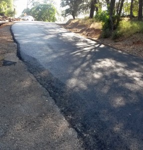 repaired road